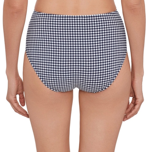 NWT DRAPER JAMES RSVP Side Shirred High-waisted Swim Bottoms Size XS - Picture 2 of 8